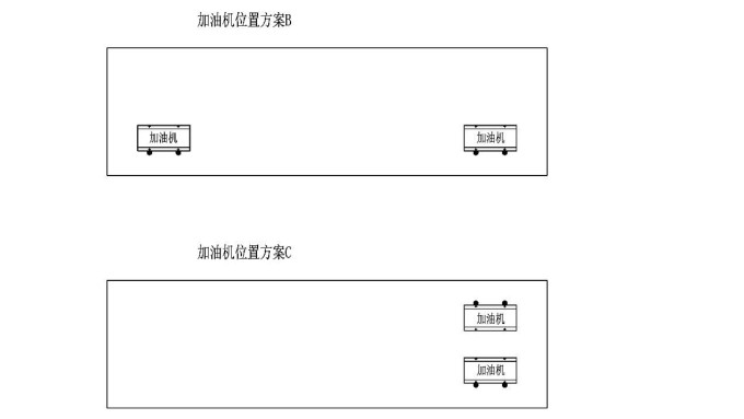 优孚尔橇装加油站加油机位置介绍-双加油机篇